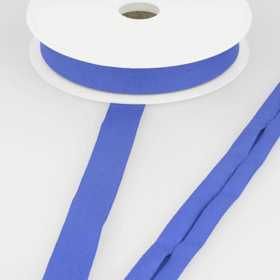 Stephanoise Viscose Jersey Bias Binding Tape Royal Blue
