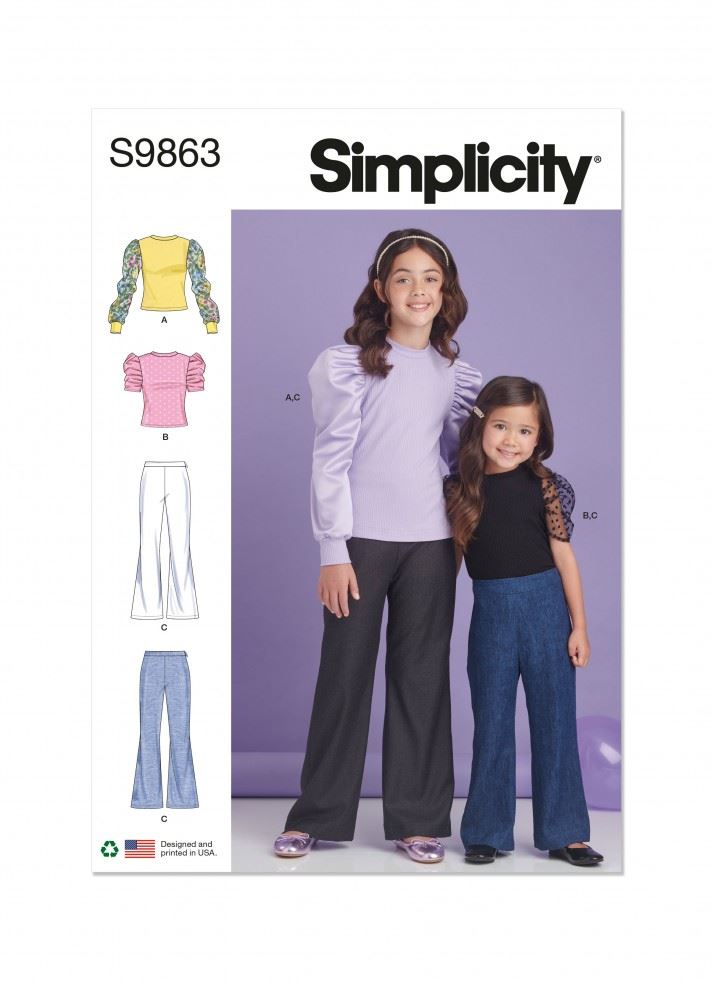 Simplicity Paper Sewing Pattern 9863
 