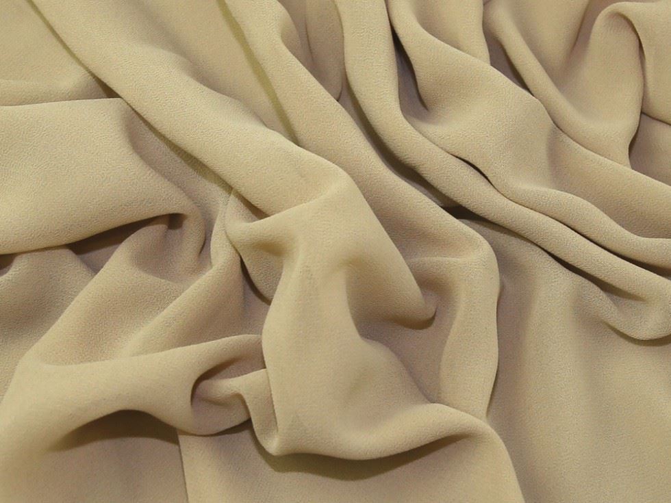 Deadstock Synergy Light Georgette Fabric Old Gold
 