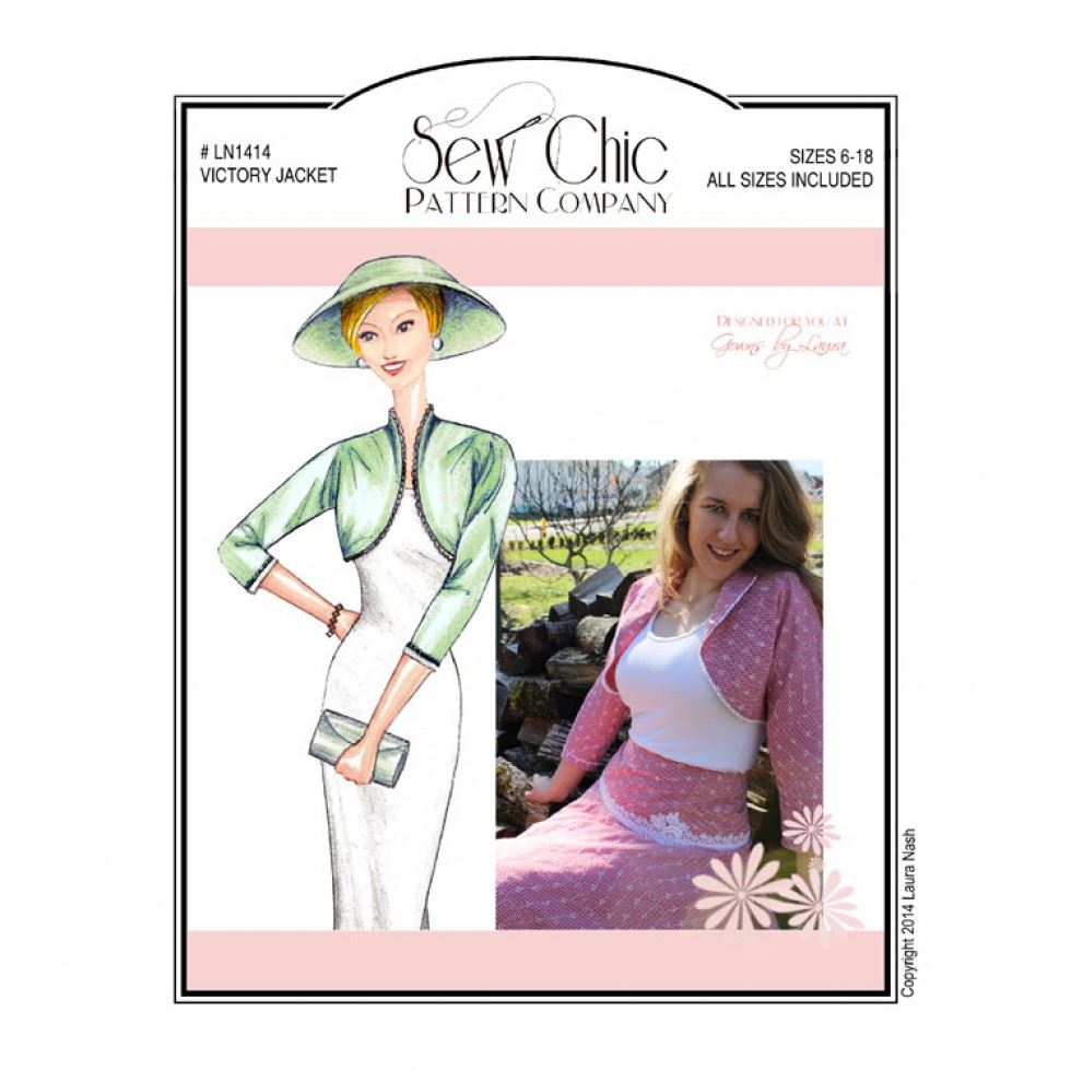 Sew Chic Paper Sewing Pattern Victory Jacket
 