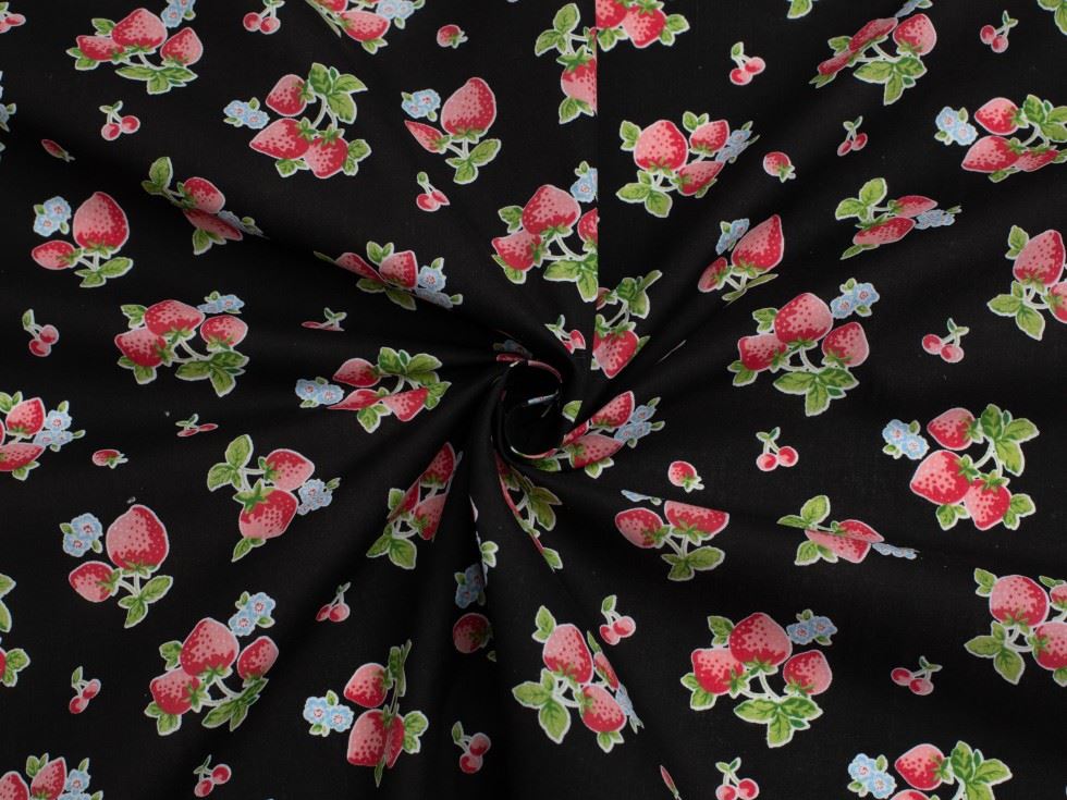 Printed Polycotton Fabric 112.5cm / 45" Wide - per metre - Picture 1 of 2