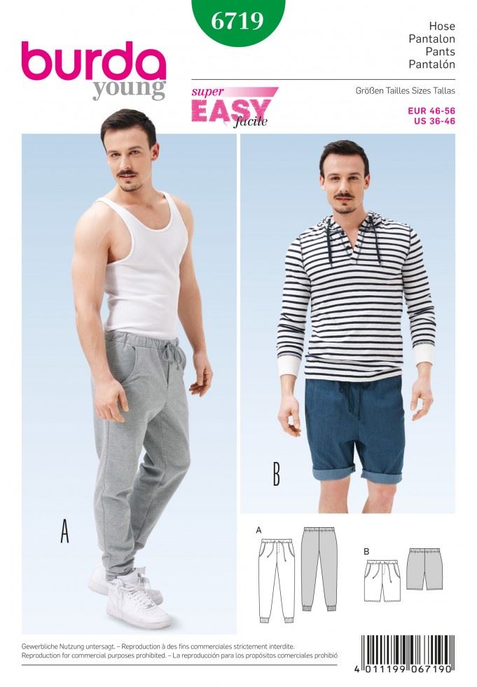 Burda Paper Sewing Pattern 6719
 