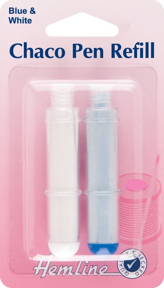 Image of Hemline Chaco Chalk Pen Refill Blue & White