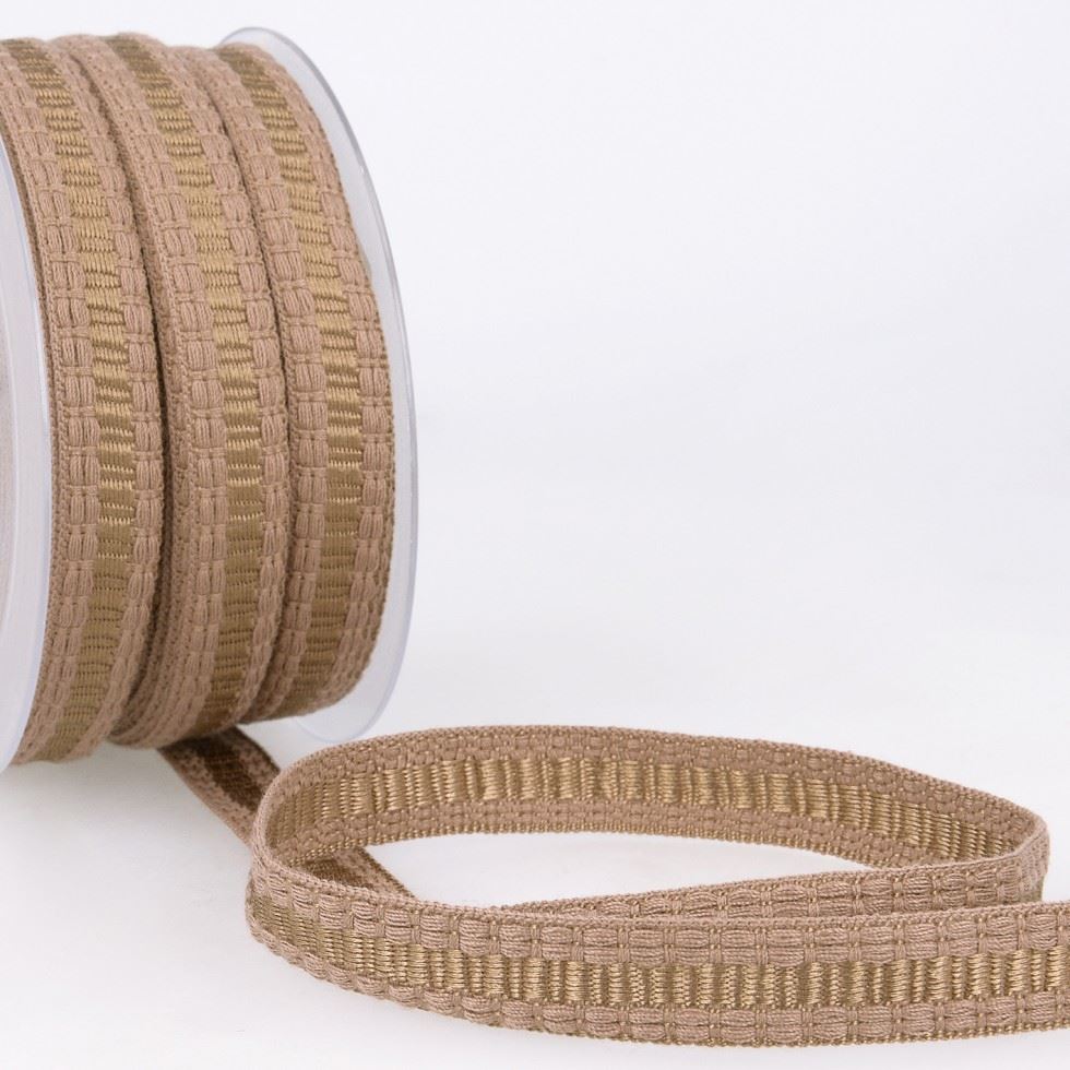 Stephanoise Flat Braid Trim Chocolate Brown