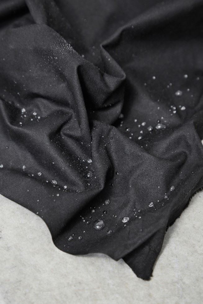 Mind The Maker Black Light Waxed Cotton Fabric
