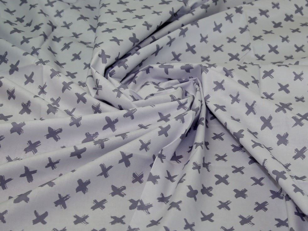 Grey Deadstock 100% Cotton Fabric