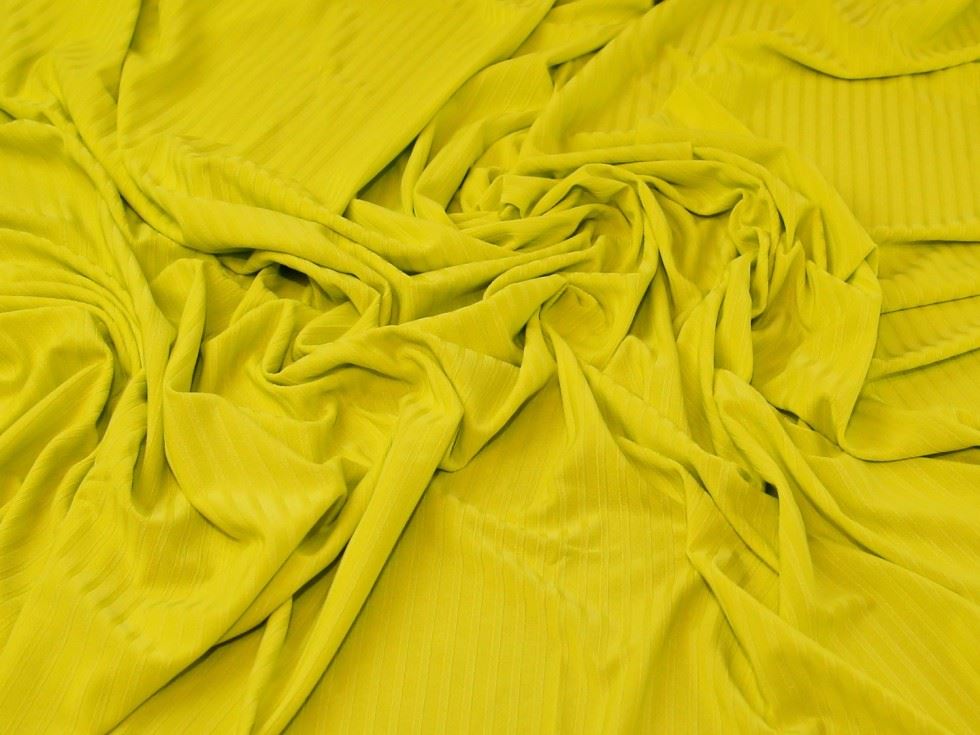Citrus Deadstock Bandage Rib Stretch Knit Fabric