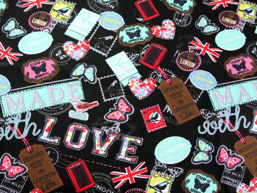 Deadstock Cotton Canvas Fabric Black
 