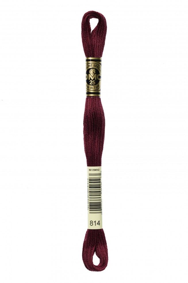 Dmc 814 Stranded Cotton Embroidery Thread
