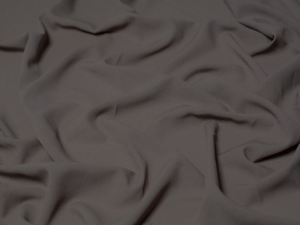 Minerva Core Range Taupe Single Georgette Fabric
