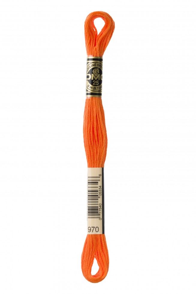 Dmc 970 Stranded Cotton Embroidery Thread