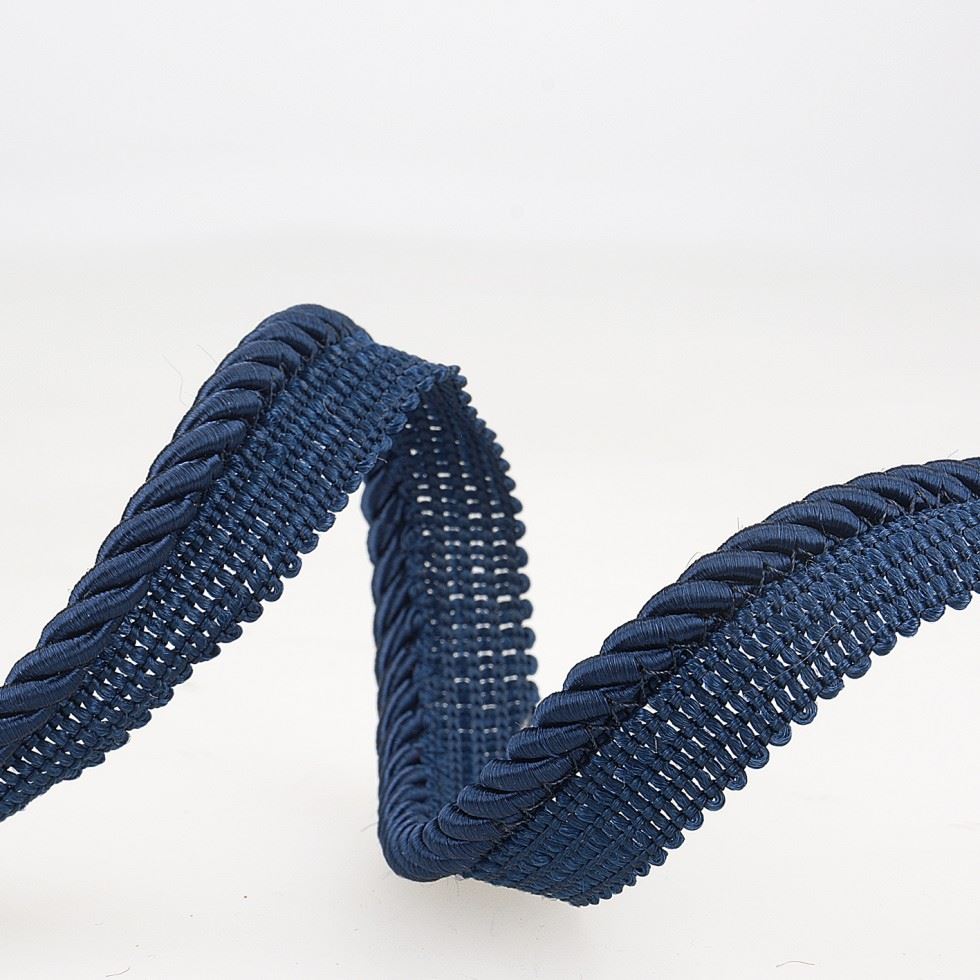 Stephanoise Flanged Piping Cord Dark Navy