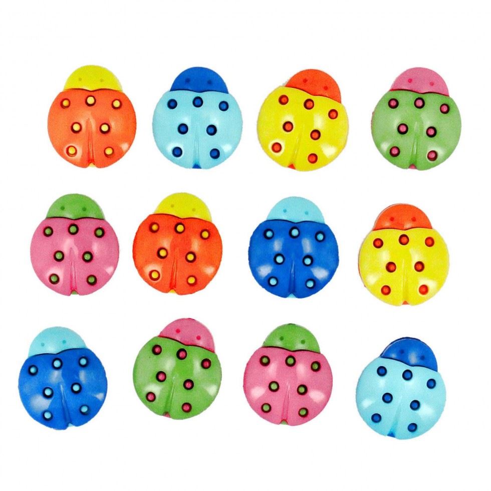 Dress It Up Cute As A Bug Buttons
 