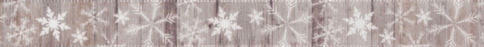 Multicoloured Snowflakes Ribbon (Value Roll)