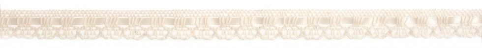 Essential Trimmings Natural Satin Ribbon Lace Trim