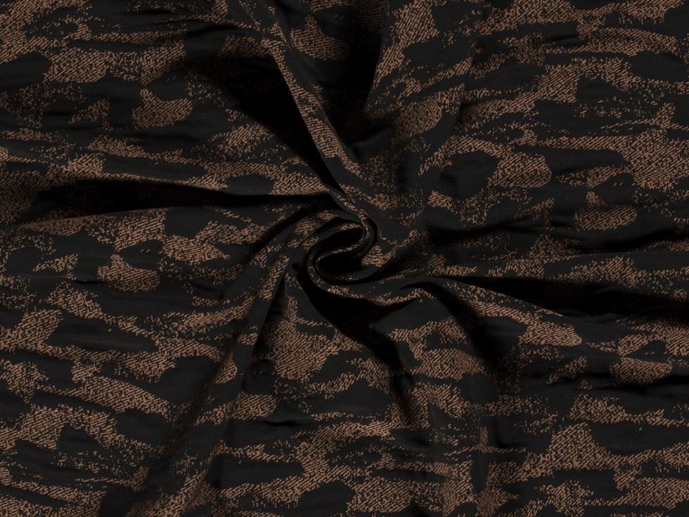 Stretch Woven Viscose Bengaline Fabric Camel