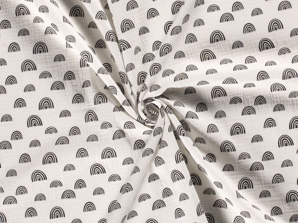 Cotton Double Gauze Fabric Ivory
 