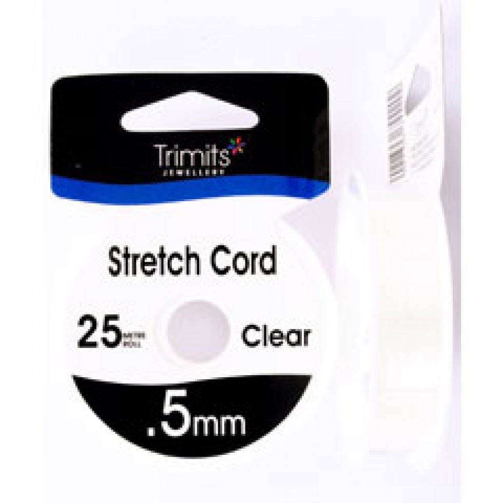 Trimits 25m Stretch Elastic Cord Black - metre roll of 25 - Picture 3 of 3