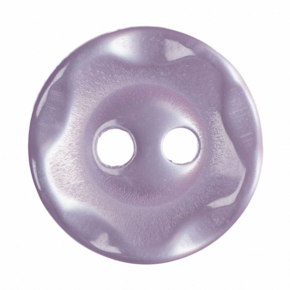 Hemline Lilac Round Plastic Buttons