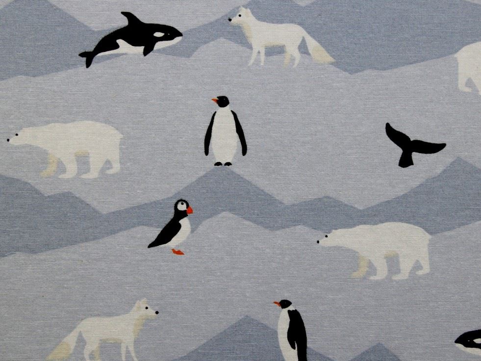 Grey Deadstock Cotton Canvas Fabric