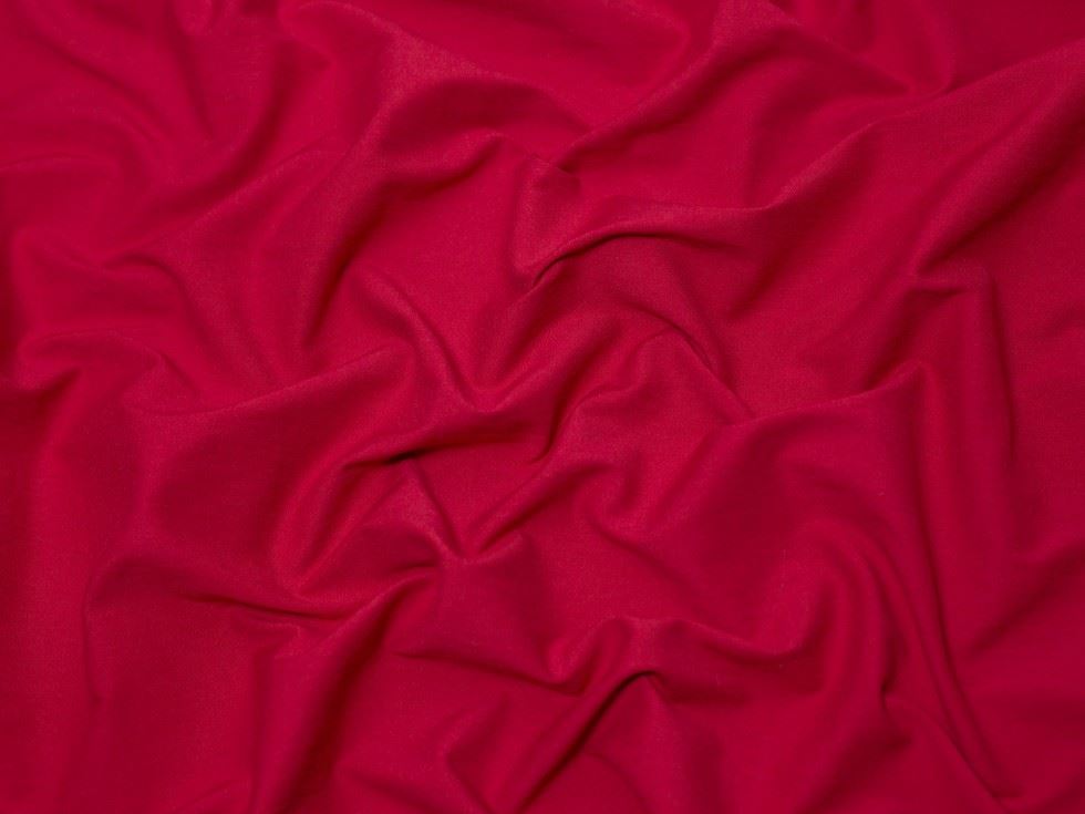 Minerva Core Range Heavy Stretch Woven Bengaline Suiting Fabric Red