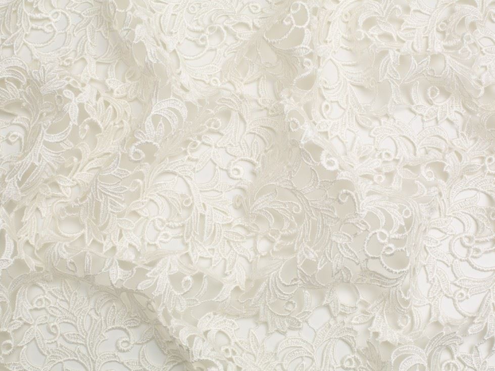 Minerva Core Range Cream Heavy Guipure Lace Fabric