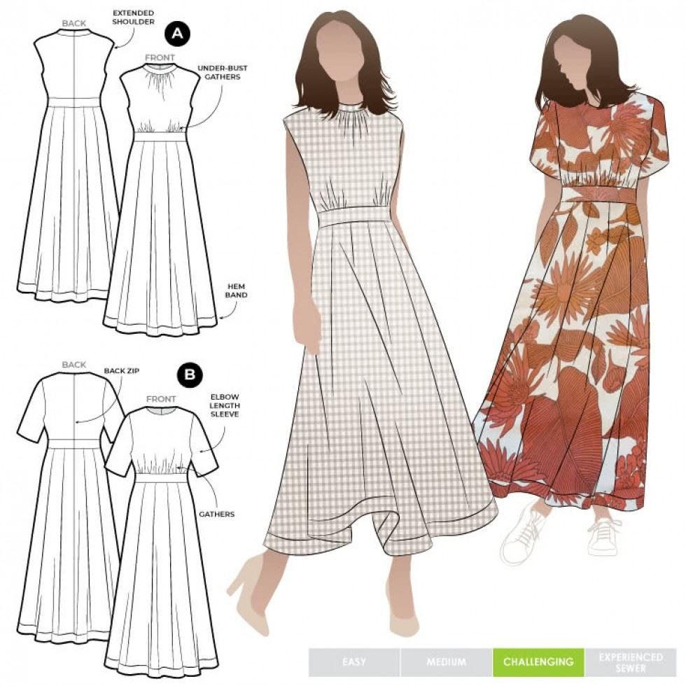 Style Arc Sewing Pattern Trinnie Dress