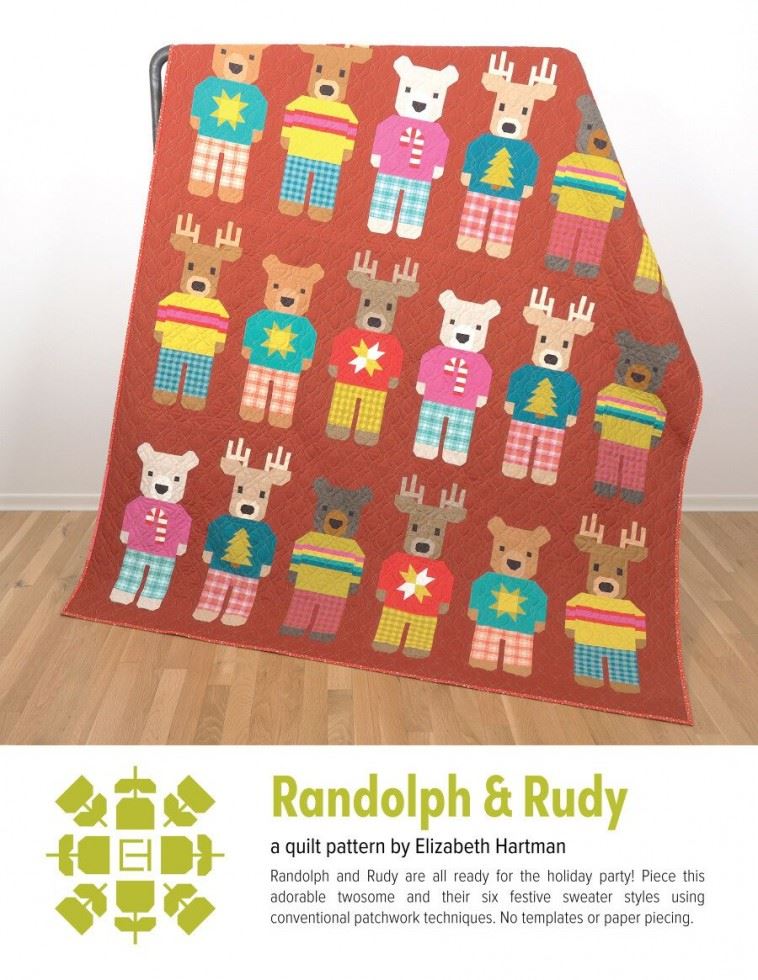 Elizabeth Hartman Quilting Pattern Randolph & Rudy Quilt
 