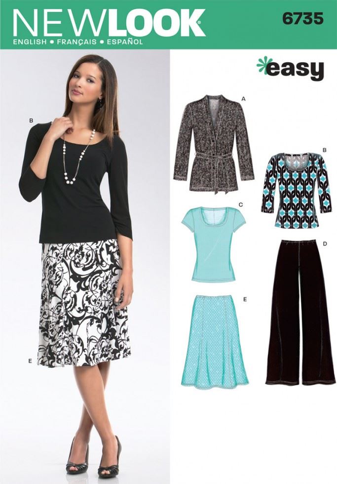 New Look Paper Sewing Pattern 6735
 