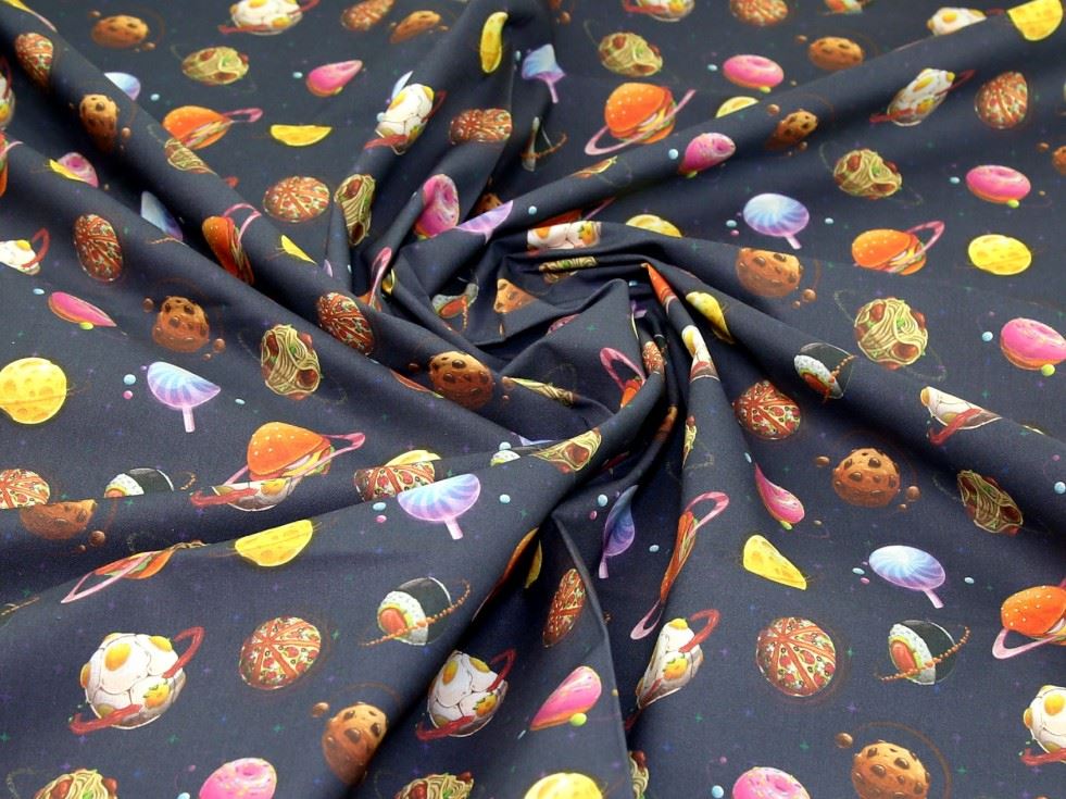 100% Craft Cotton Fabric Midnight