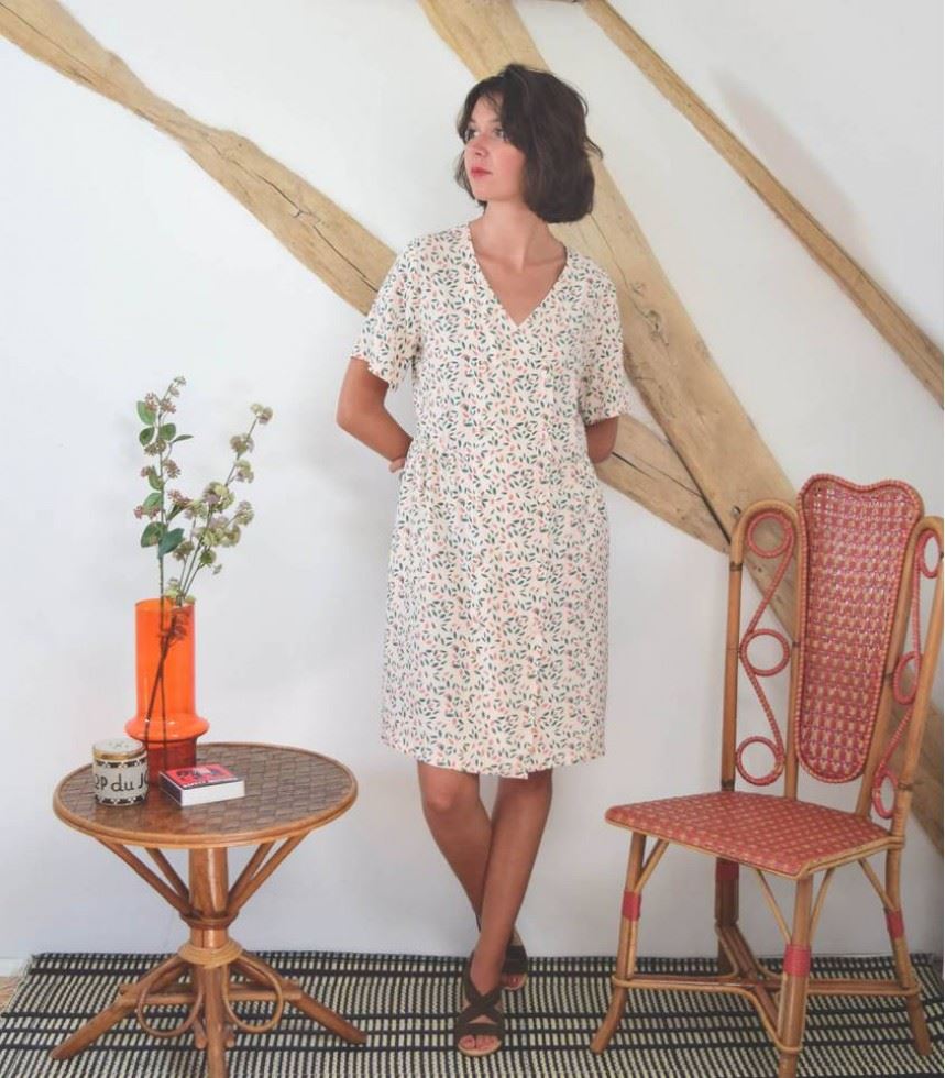 Cousette Paper Sewing Pattern Croisette Dress
 