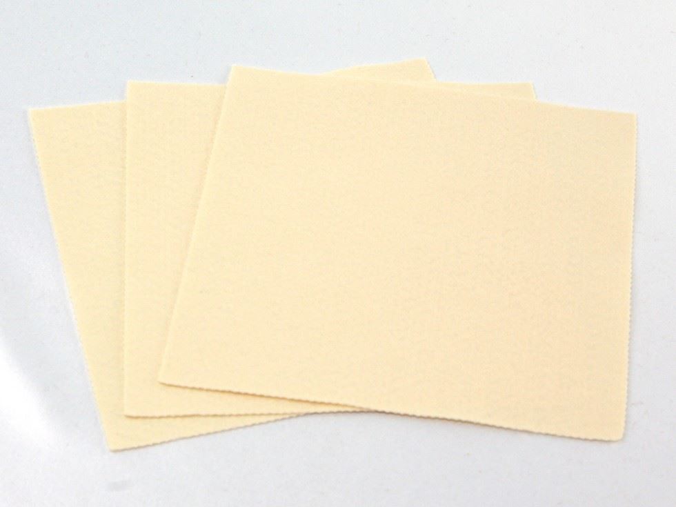 Minerva Core Range Ivory 9Inch Acrylic Felt Fabric Sheets