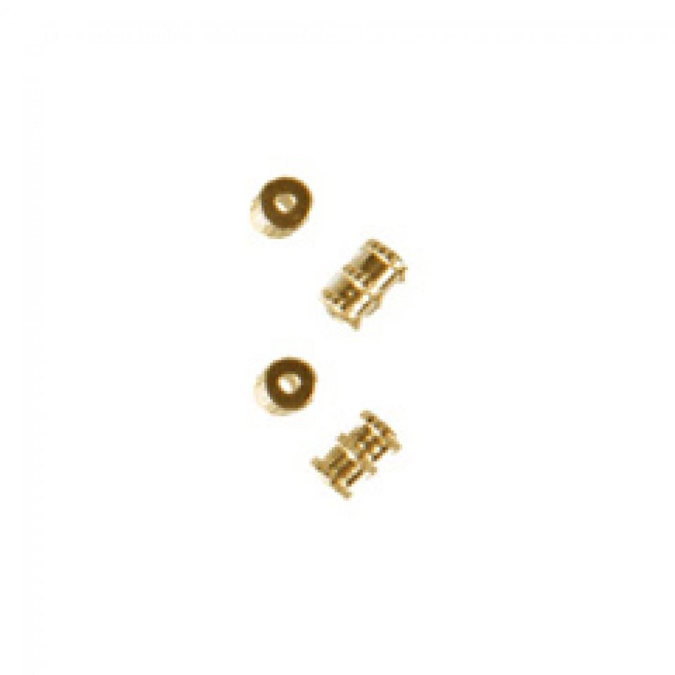 Trimits Gold Tube Space Findings (Value Pack Of 5)