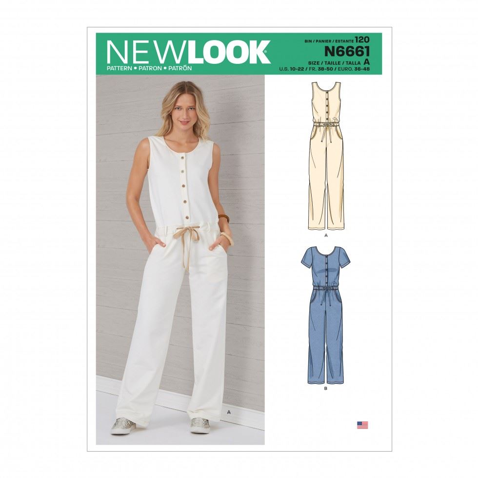 New Look Paper Sewing Pattern 6661
 