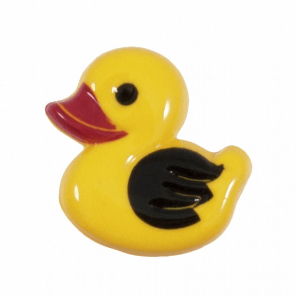 Hemline Yellow Duck Shape Buttons