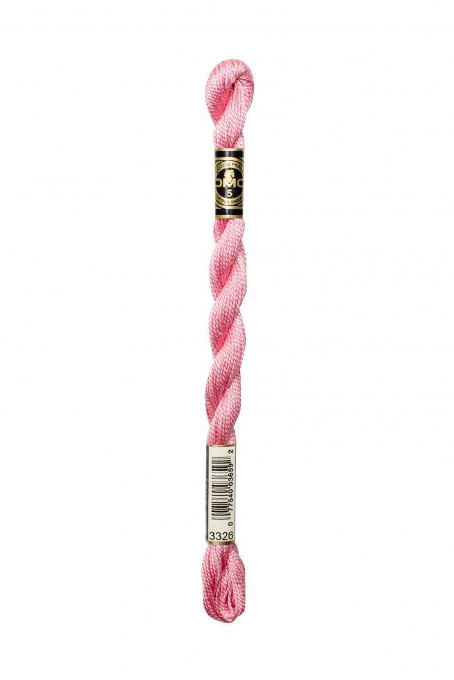 DMC Size 3 Cotton Perle Thread 3326
 
