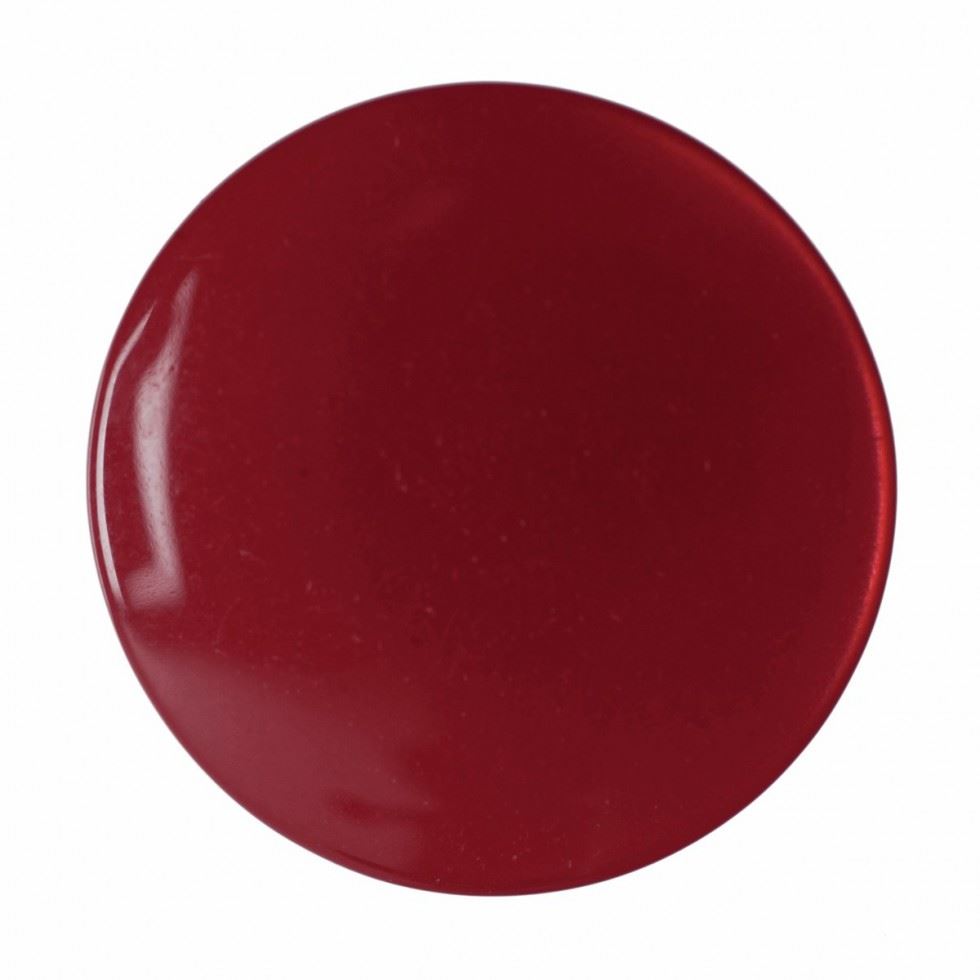 Hemline Red Round Shank Buttons