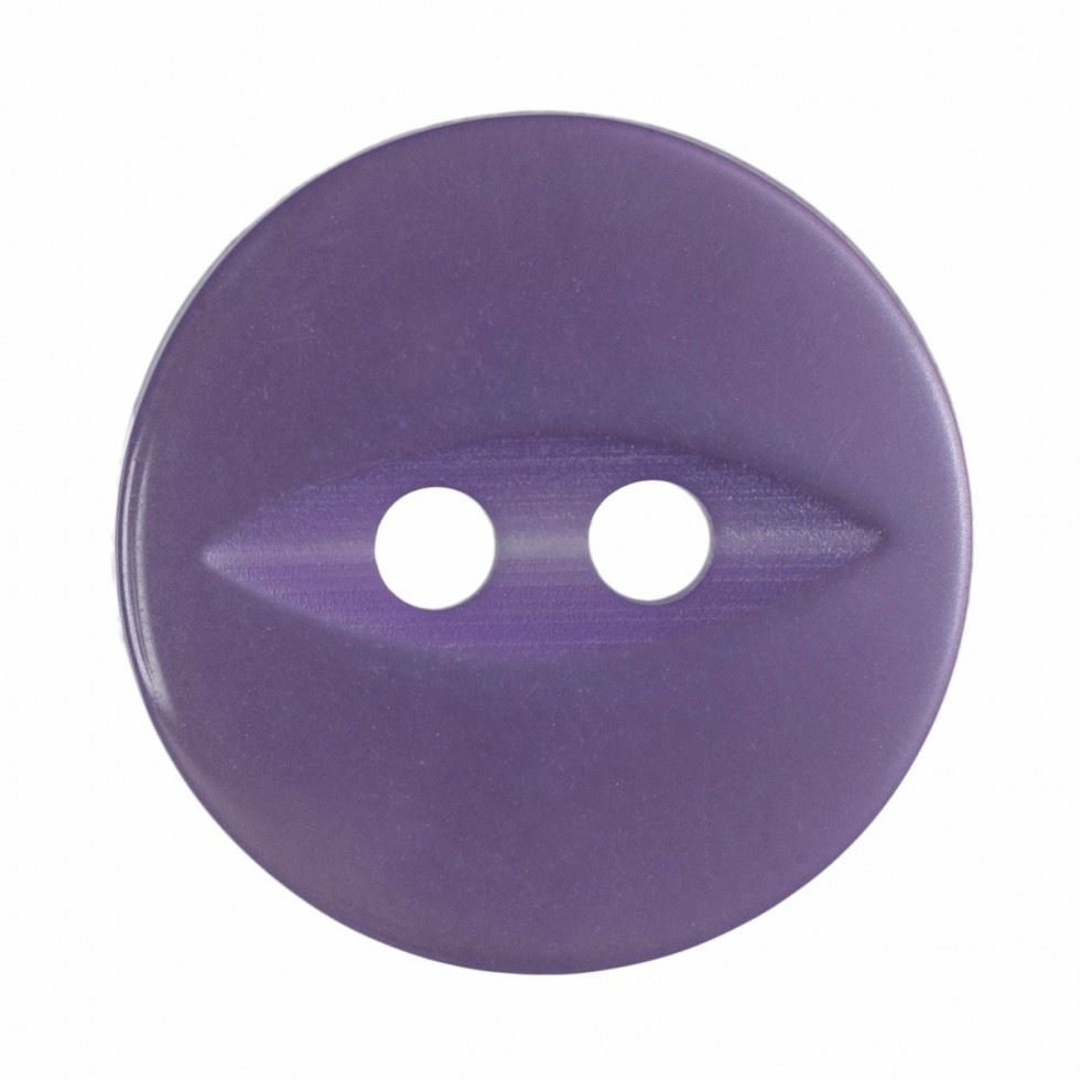 Hemline Lilac Round Fish Eye Buttons
