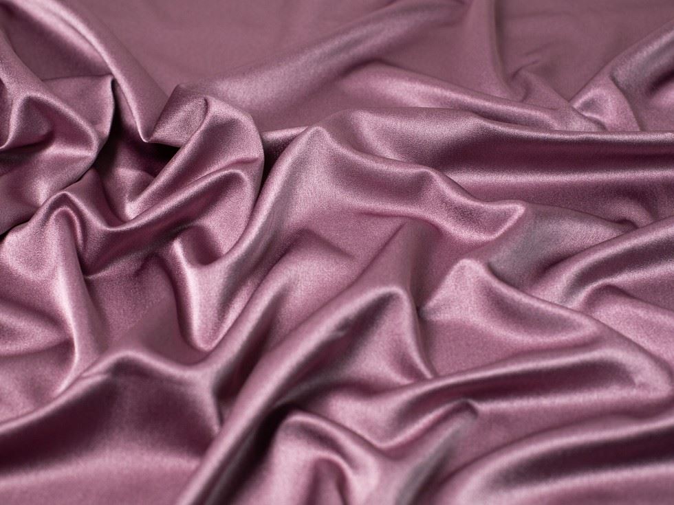 Minerva Core Range Prada Stretch Woven Satin Crepe Fabric Dusky Pink
 