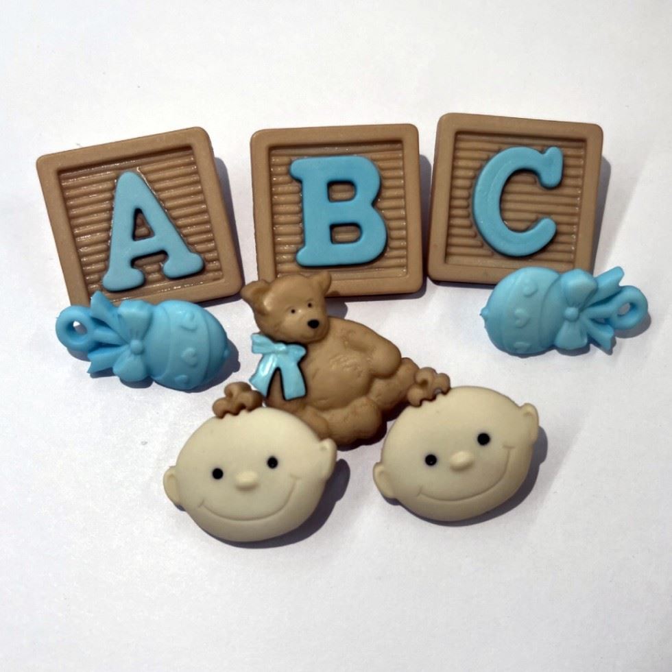 Dress It Up Men's Baby Fun Boy Buttons