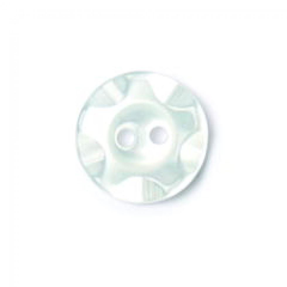 Crendon Round Floral Buttons (Value Pack) White