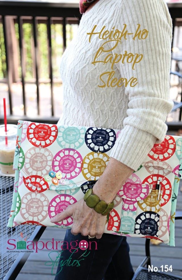 SnapDragon Studios Paper Sewing Pattern Heigh Ho Laptop Sleeve
 