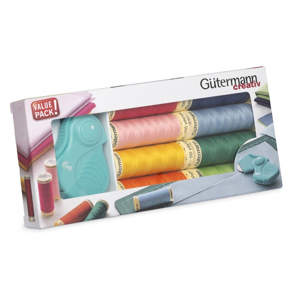 Gutermann Sew All Thread Set & Folding Rotary Cutter