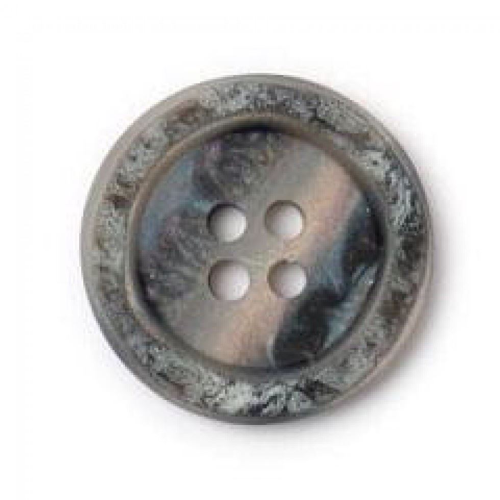 Crendon Round Textured Buttons (Value Pack) Light Grey
 