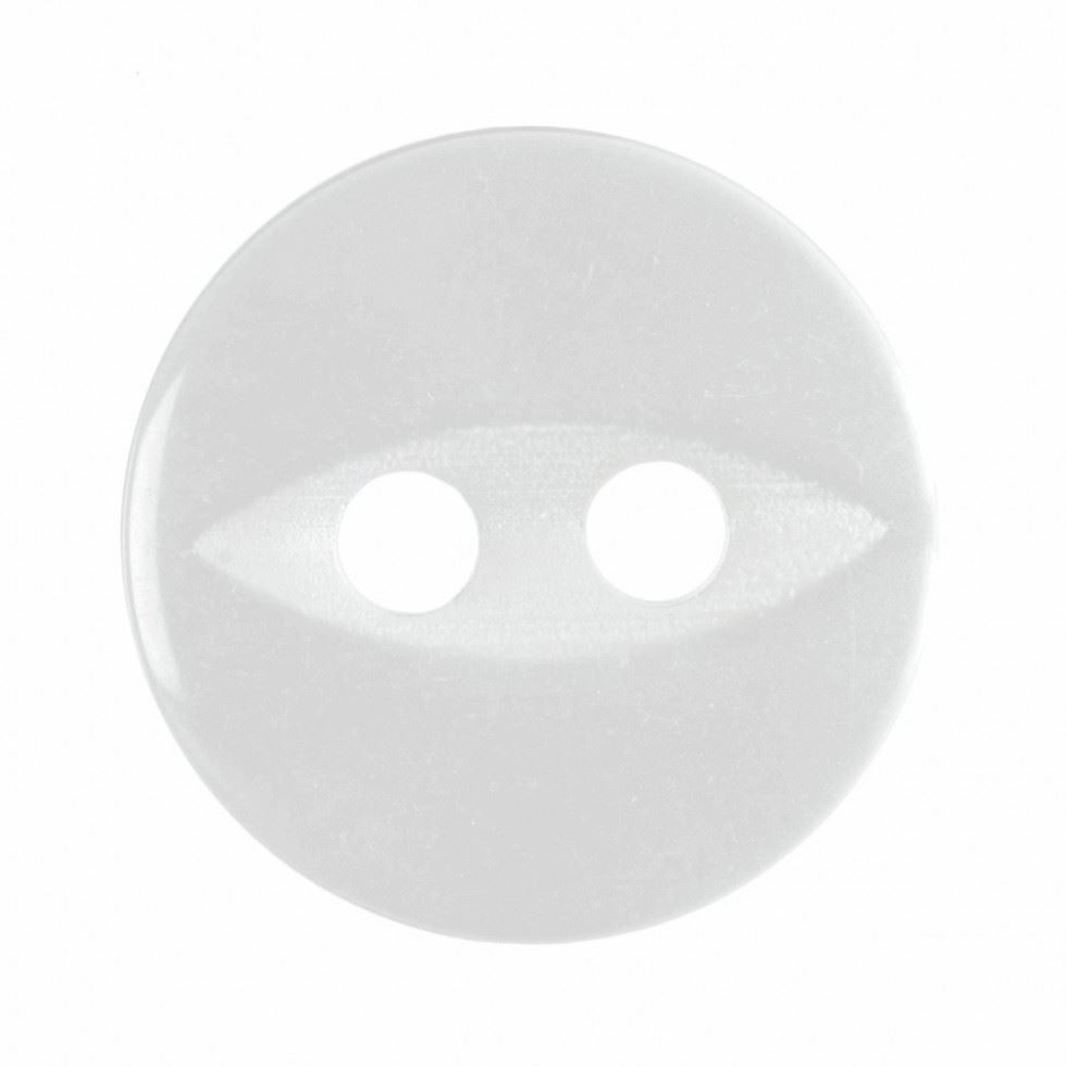 Hemline Clear Round Fish Eye Buttons