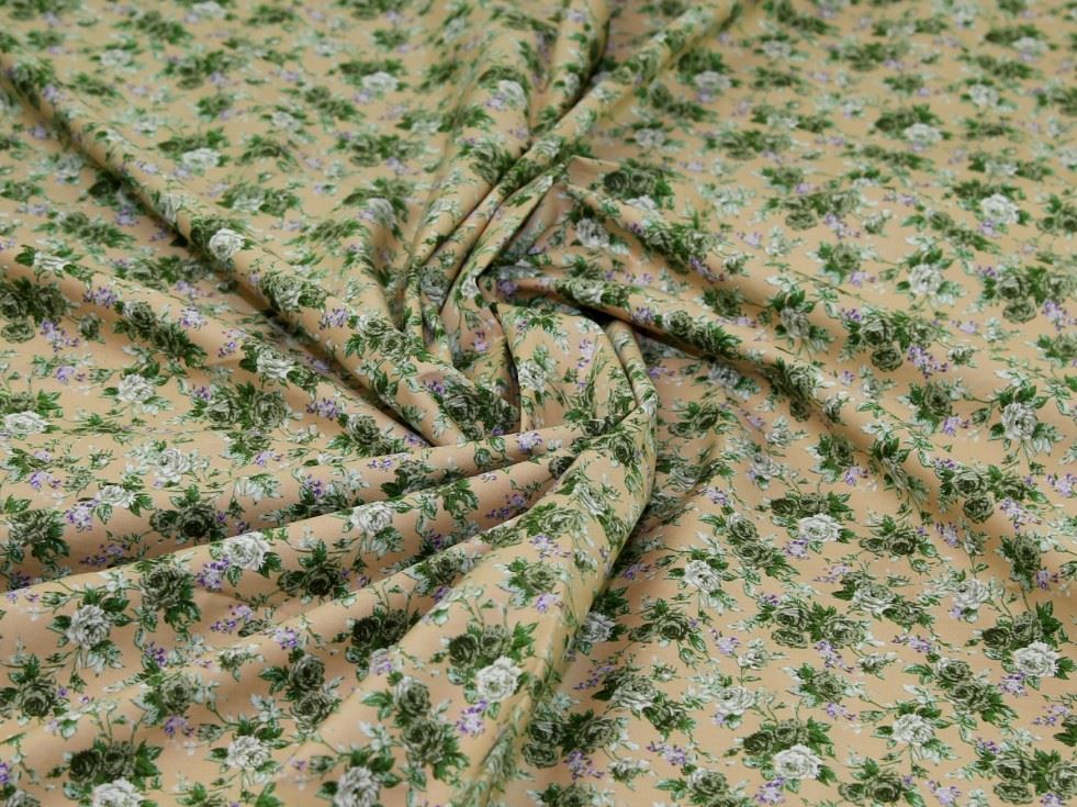 Deadstock 100% Cotton Poplin Fabric Sand
 