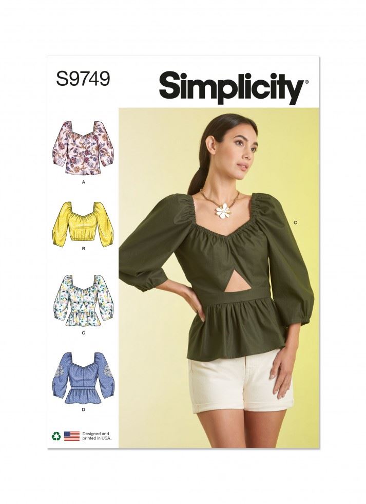 Minerva Sewing Pattern 9749 Simplicity Simplicity-9749-Y5
