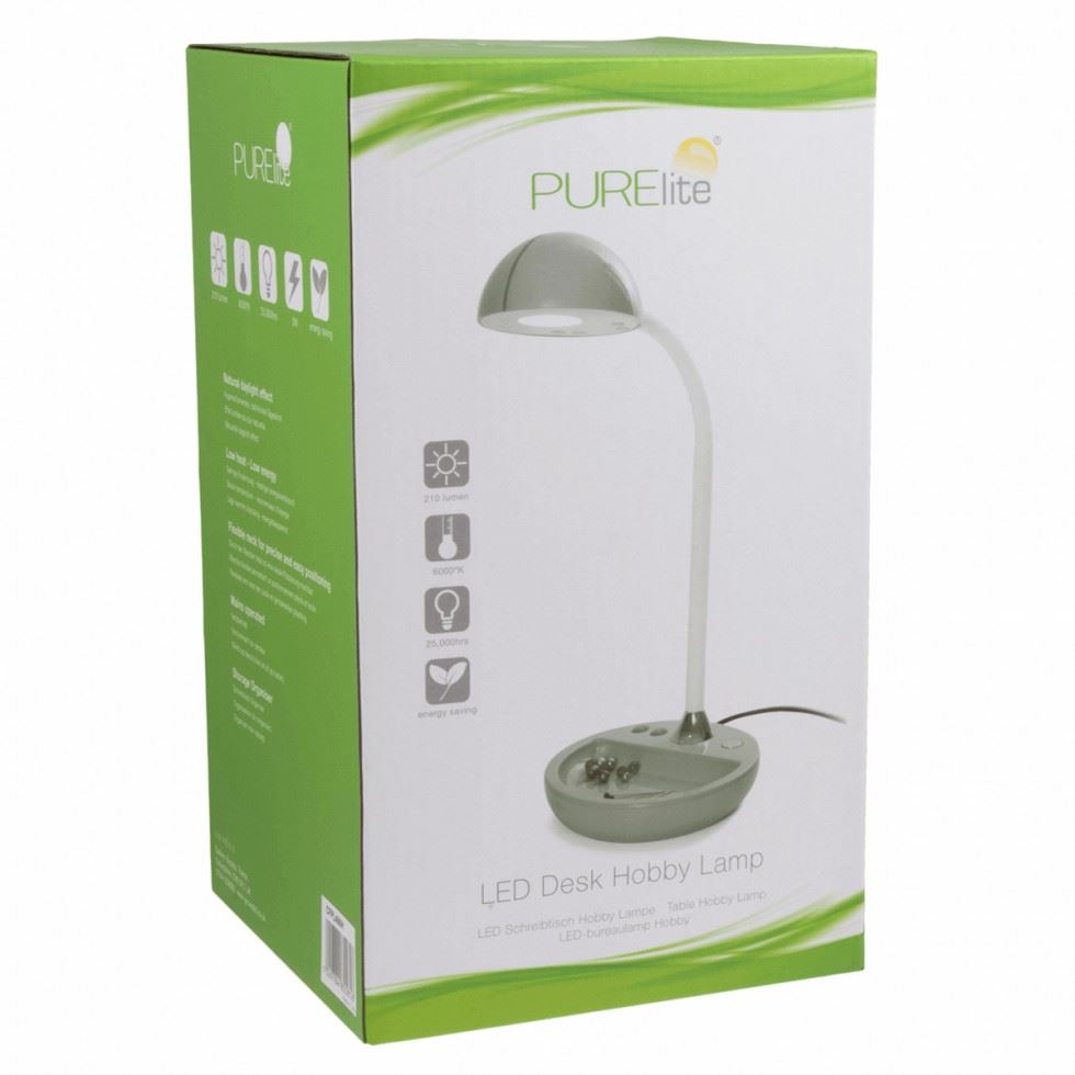 Purelite European Hobby Lamp With Accessories Tray
 