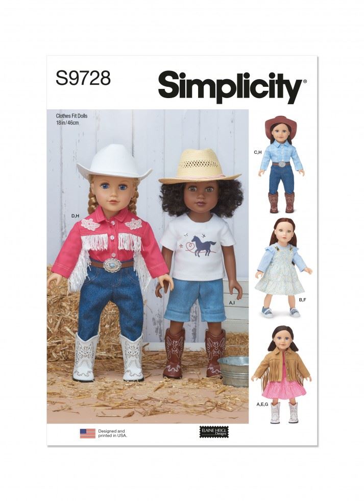 Simplicity Paper Sewing Pattern 9728
 
