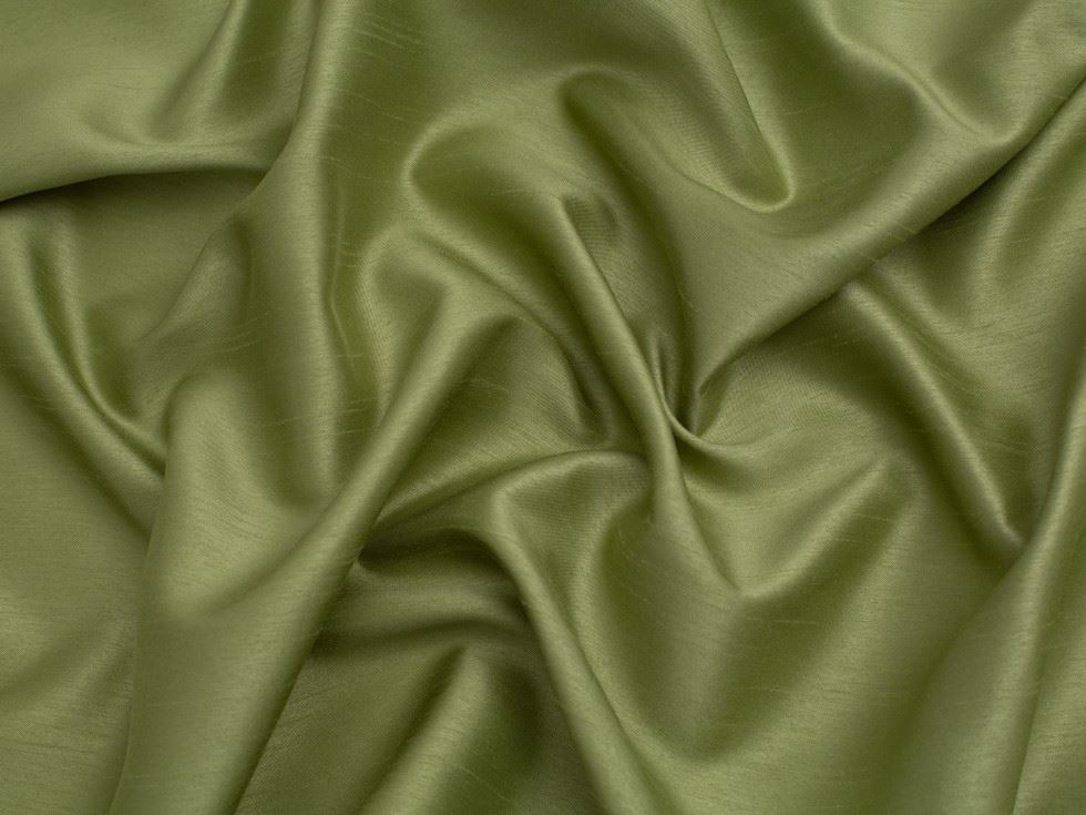 Minerva Core Range Shantung Dupion Fabric Chartreuse
 